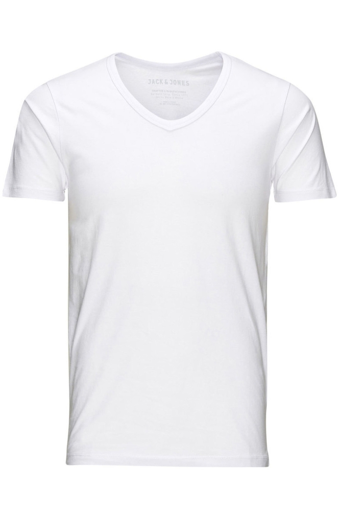 BASIC V-NECK TEE S/S NOOS 12059219 White